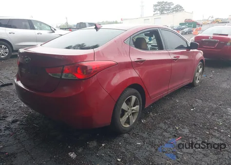 2012 Hyundai Elantra Gls (Ulsan Plant) из США, поврежденный, VIN KMHDH4AE3CU346726